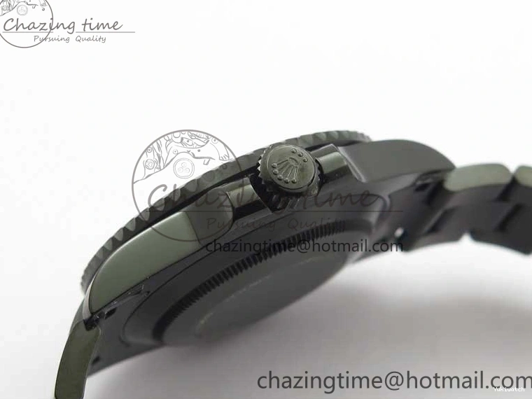 Steel V6F VS3135 1:1 V2 904L DLC Edition Submariner Black 116610 Blacken Best 0519